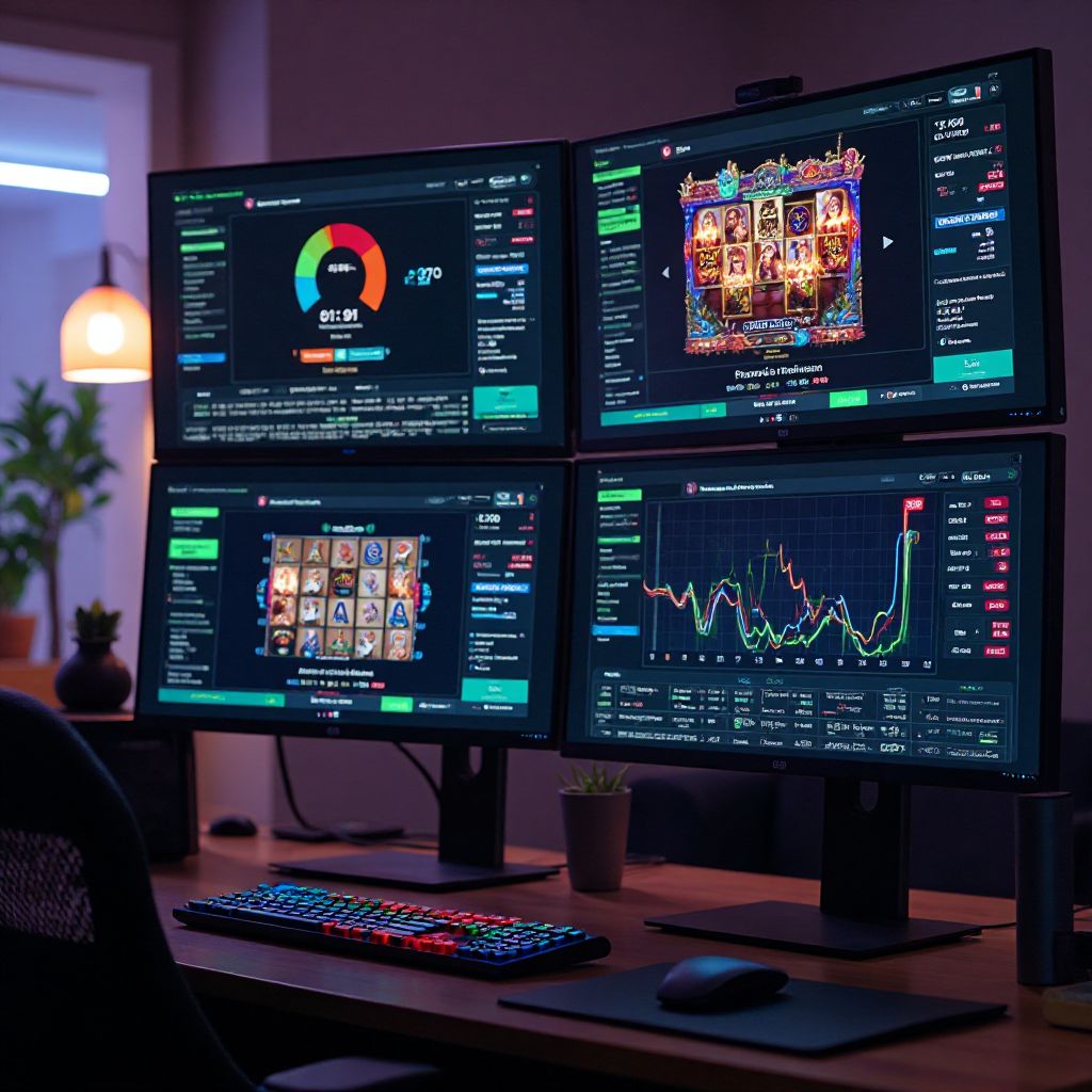 Slot game analysis workspace